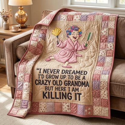 Crazy Old Grandma XR0704004CL Quilt