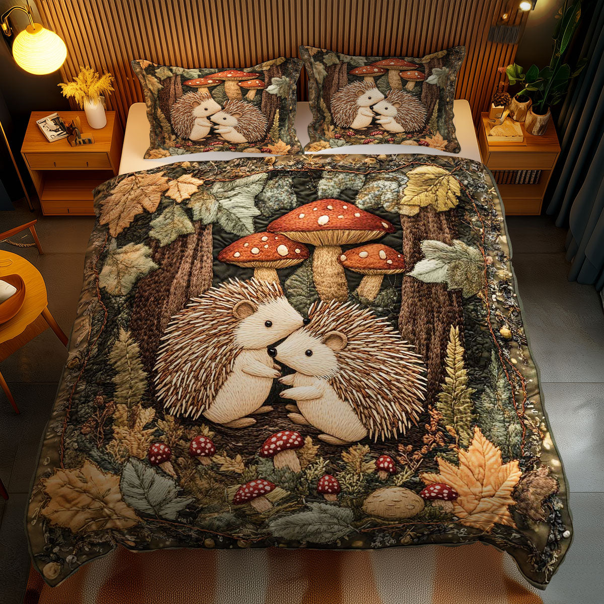 Woodland Hedgehog WN1203129CL Duvet Cover Set