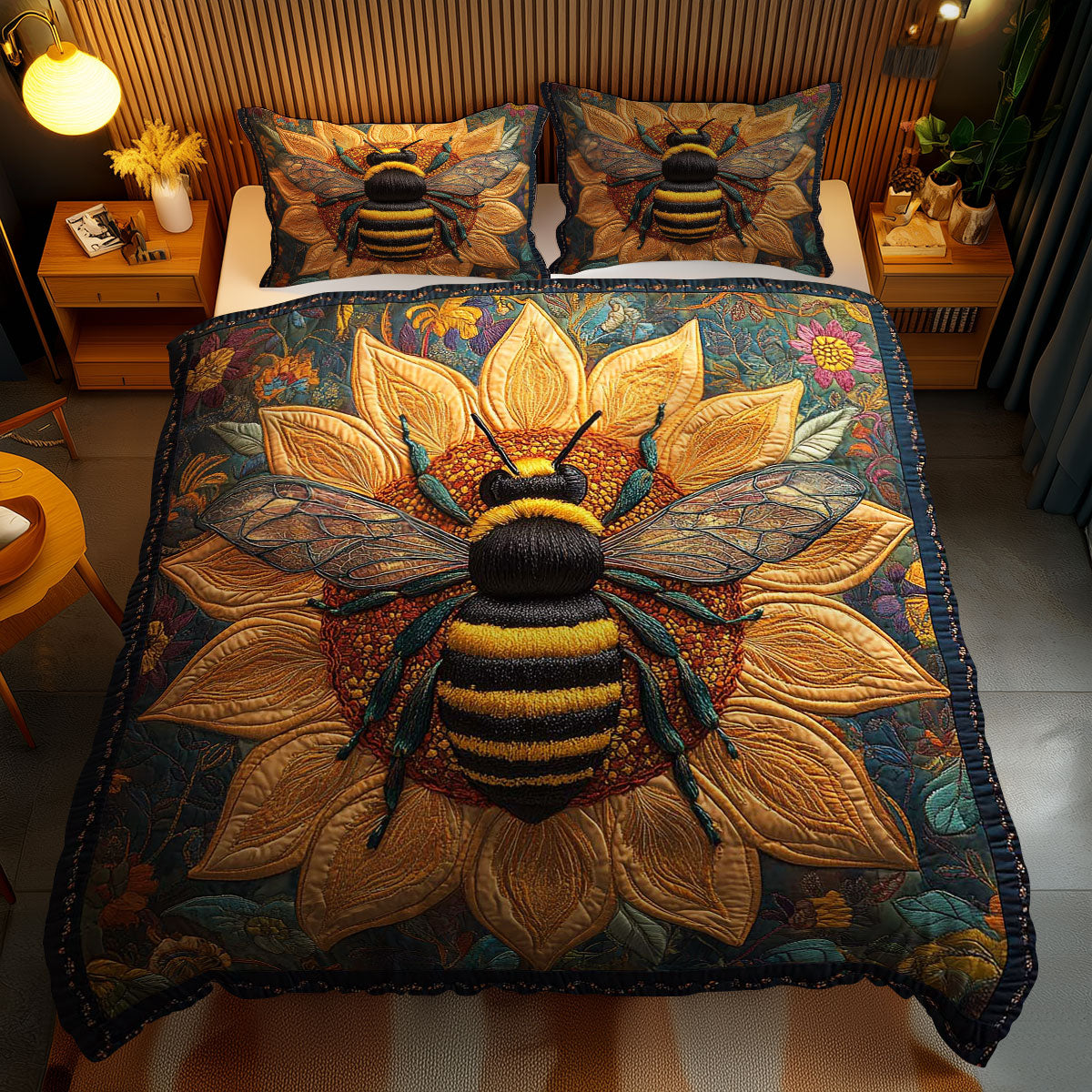 Rustic Bee WN1202078CL Duvet Cover Set