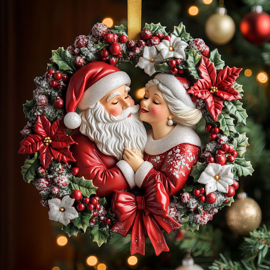 Santa Love CW0112055CL Christmas Ornament