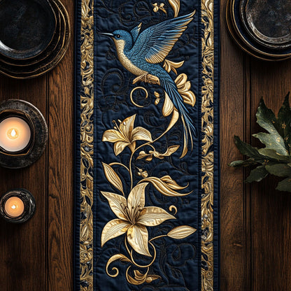 Royal Hummingbird CW1005066CL Quilted Table Runner