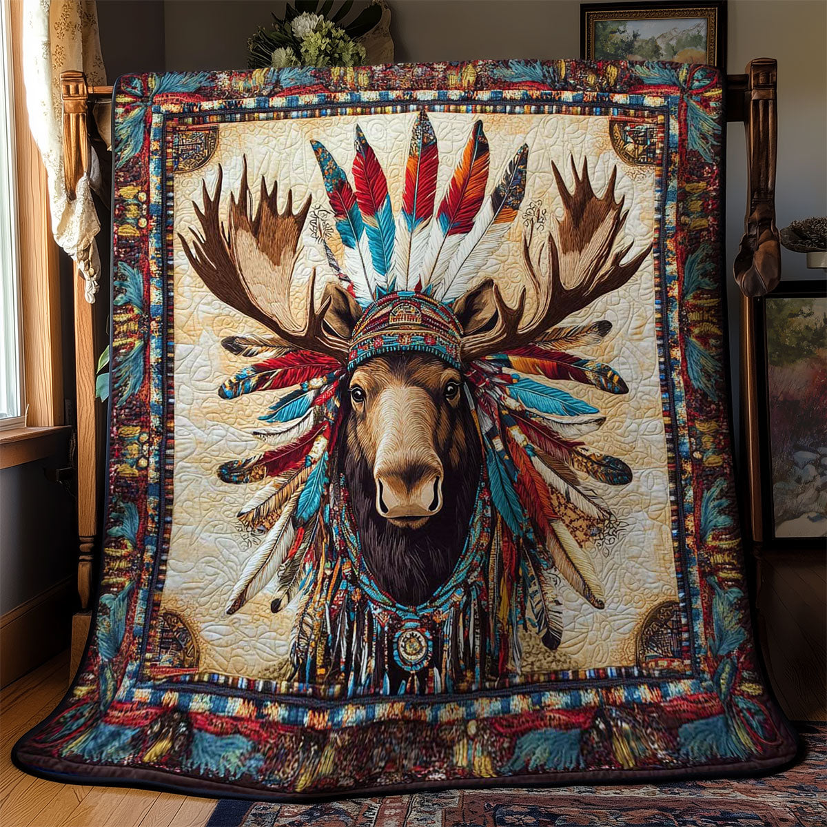 Sacred Moose WN1102033CL Quilt