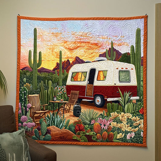 Camping In Desert QA1312003CL Quilt