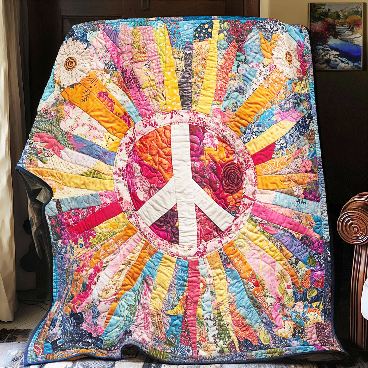 Peace Blossom CW0601040CL Quilt
