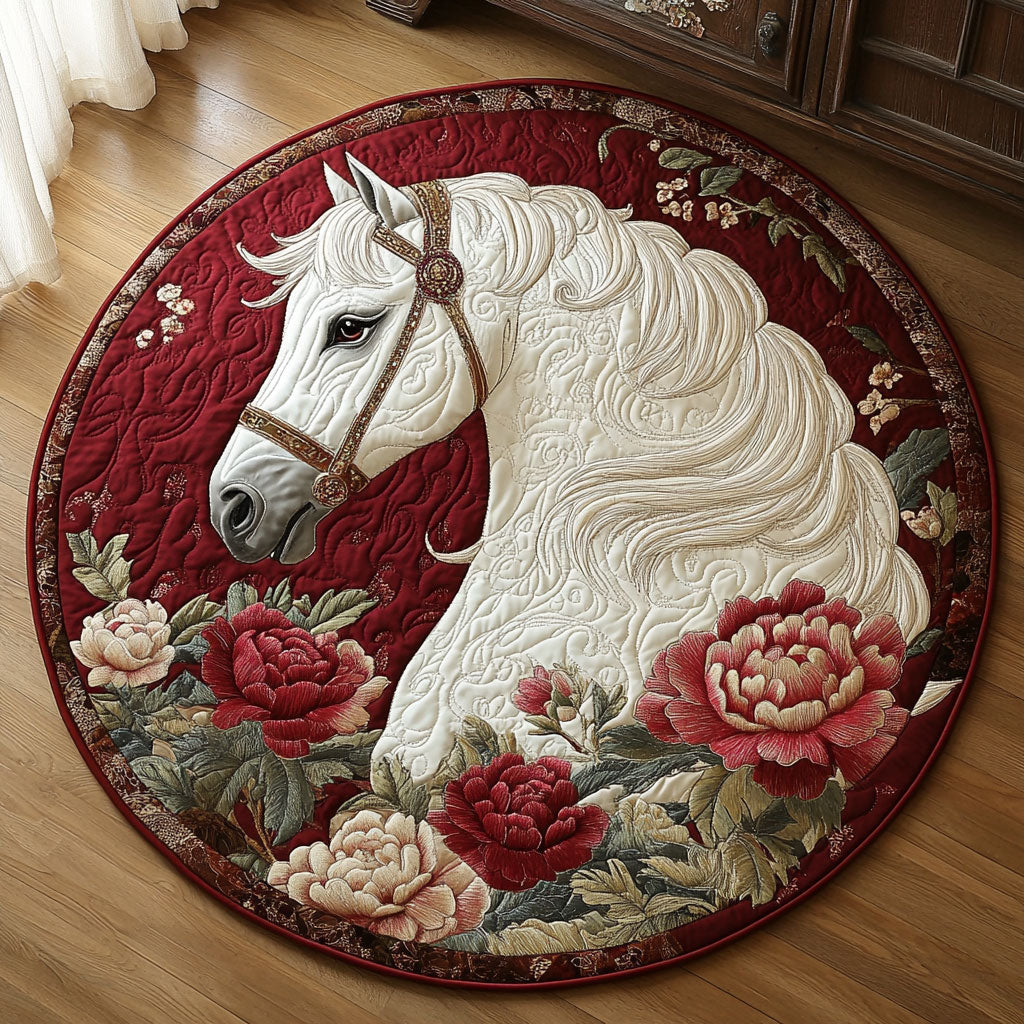 Golden Bridle CP1501036CL Quilted Round Mat