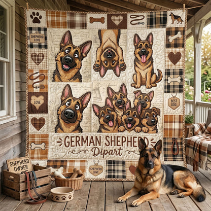 Funny Shepherd Faces WN2705006CL Quilt