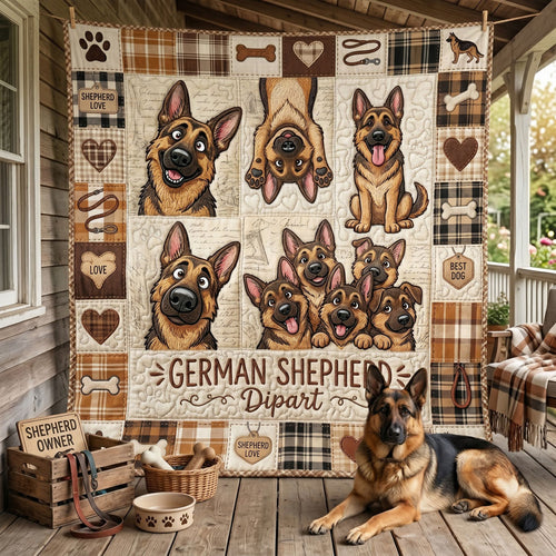 Funny Shepherd Faces WN2705006CL Quilt