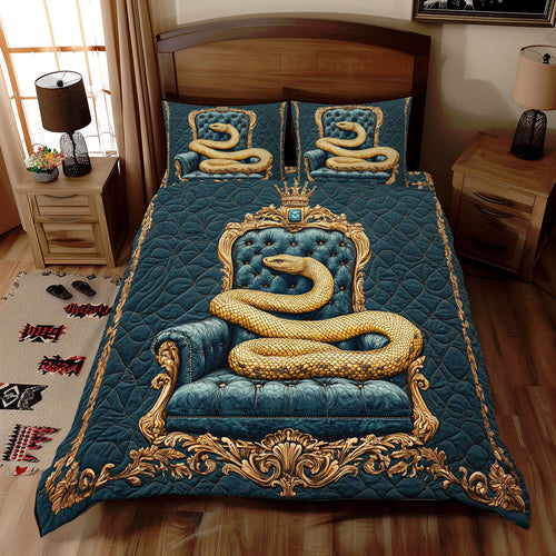 Golden Snake Throne WP2001039CL Duvet Cover Set