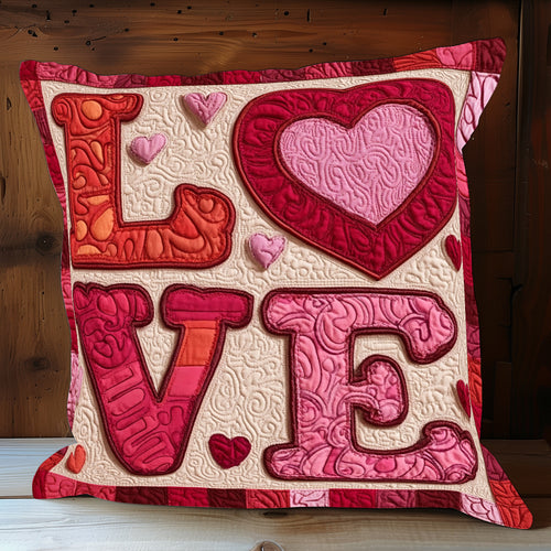 Sweet Letters CP1301063CL Quilt Pillow Case