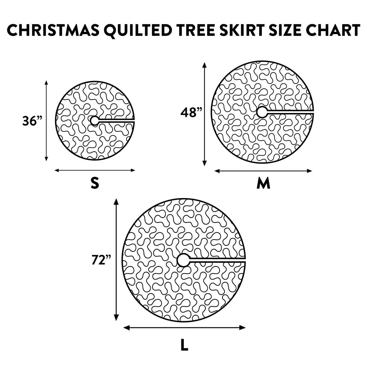 Jolly Corgis CP1110040CL Quilted Christmas Tree Skirt