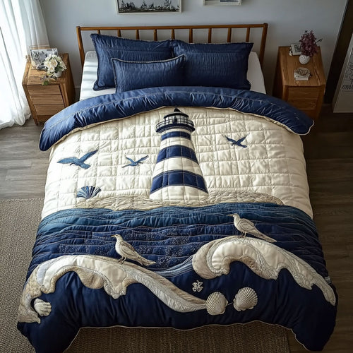 Midnight Lighthouse WN0801053CL Duvet Cover Set