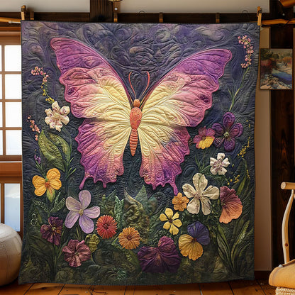 Golden Butterfly Bliss WN0601068CL Quilt