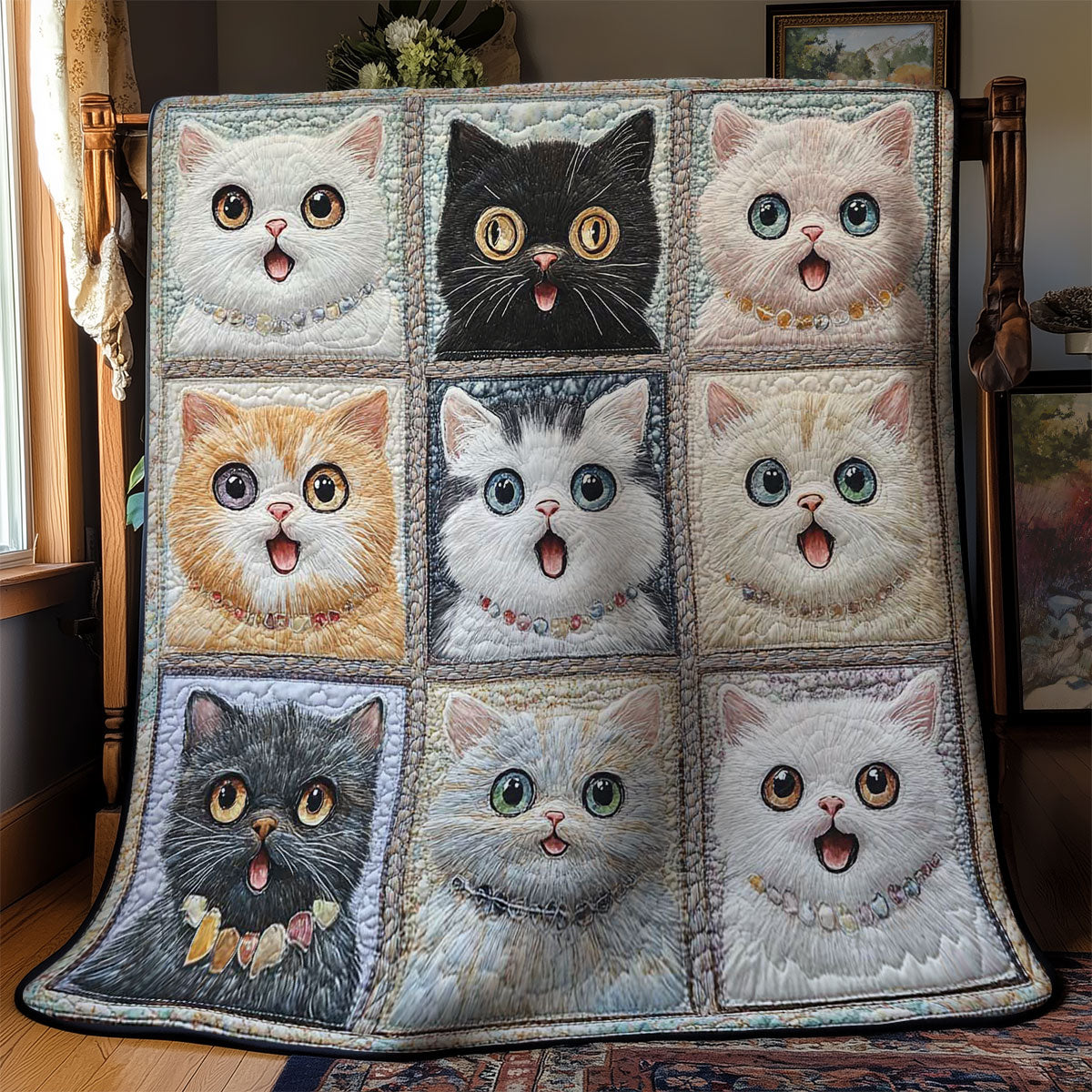 Sparkly Cat WN1303104CL Quilt