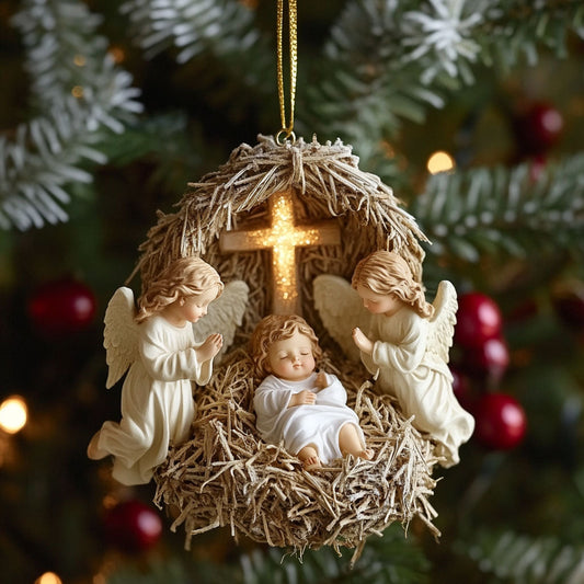 Angel Manger CP0412091CL Christmas Ornament