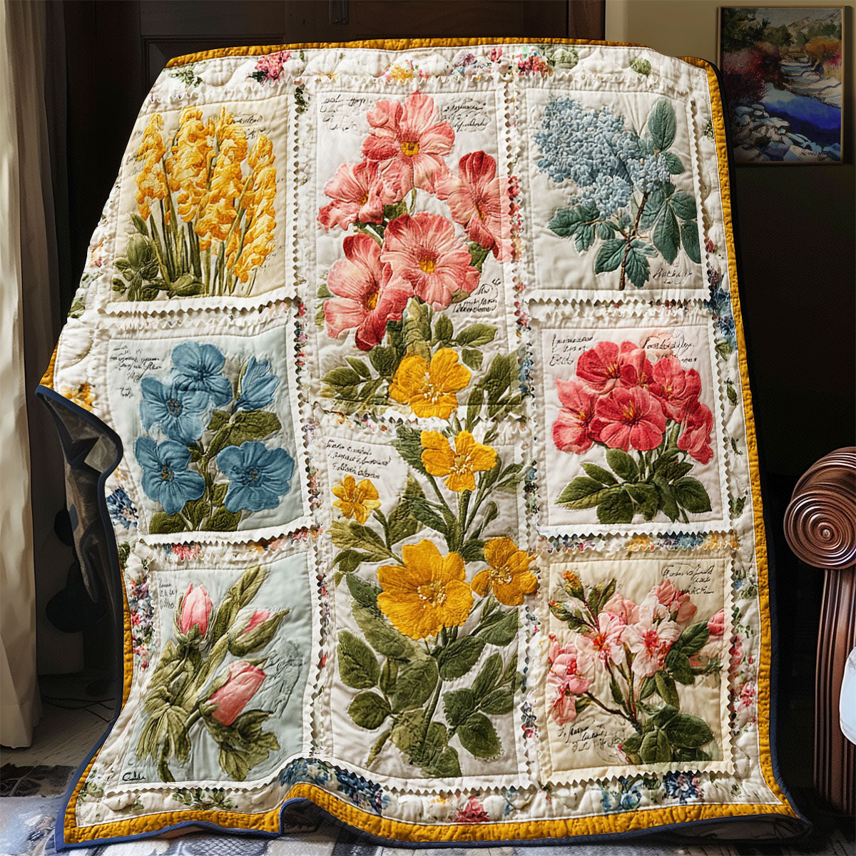 Floral Archive CP1401053CL Quilt