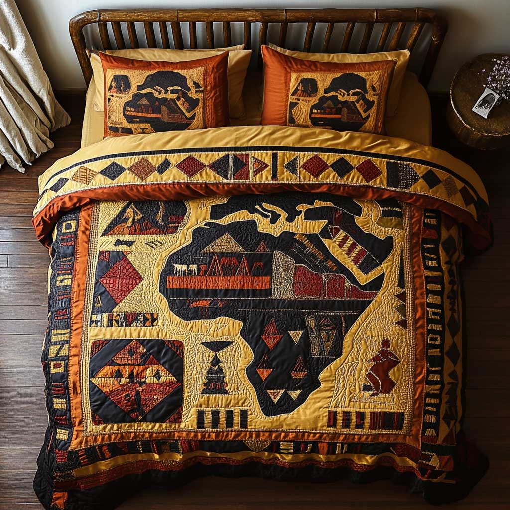 Timeless African Patchwork WN0403070CL Duvet Cover Set