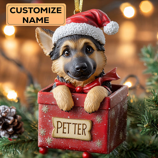 German Shepherd Christmas CW2411023CL Personalized Christmas Ornament