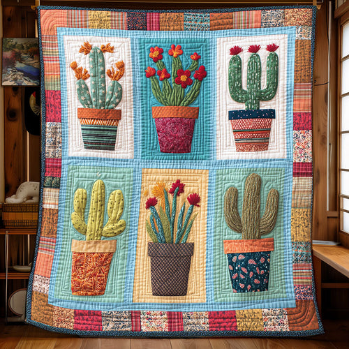 Cute Cactus Garden WP0603011CL Quilt