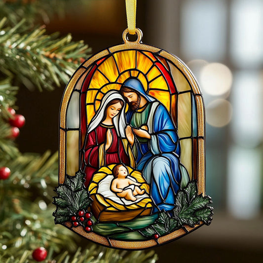 Blessed Window CP0412099CL Christmas Ornament