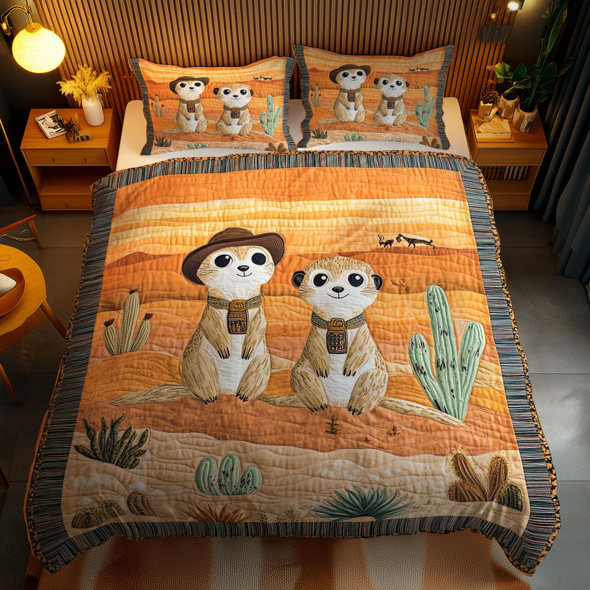 Sunset Meerkat WN0803119CL Duvet Cover Set