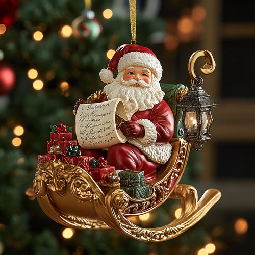 Santa List CP1810044CL Christmas Ornament