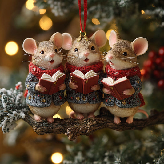 Merry Carol Mouse WN1311070CL Christmas Ornament