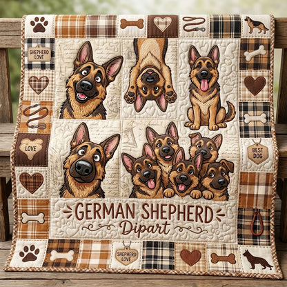Funny Shepherd Faces WN2705006CL Quilt