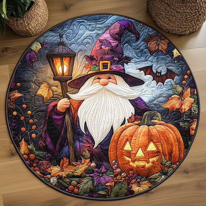 The Pumpkin Spell WJ0108047CL Quilted Round Mat