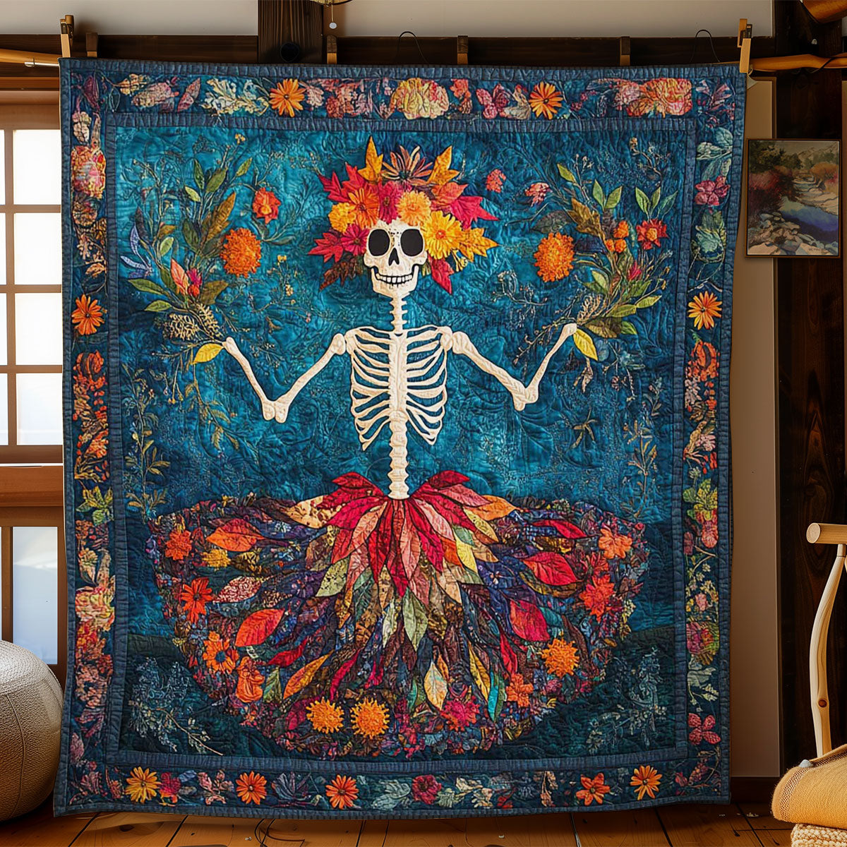 Skeleton Fiesta WN1001005CL Quilt