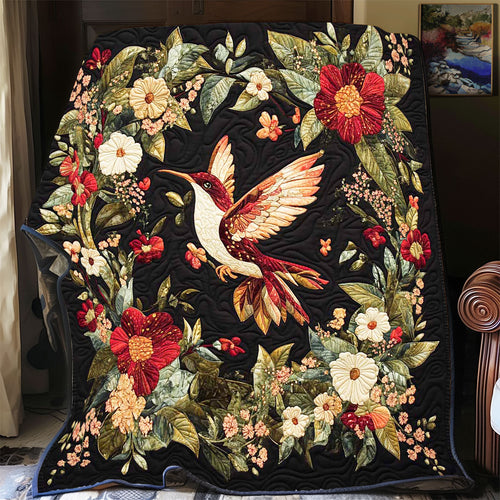 Colorful Red Hummingbird WP1402011CL Quilt