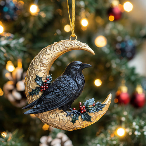 Moonlit Crow CP2711021CL Christmas Ornament
