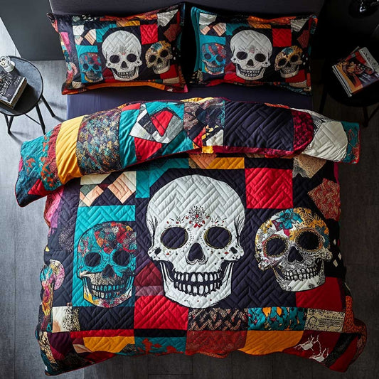 Cubist Skull WN0303034CL Duvet Cover Set