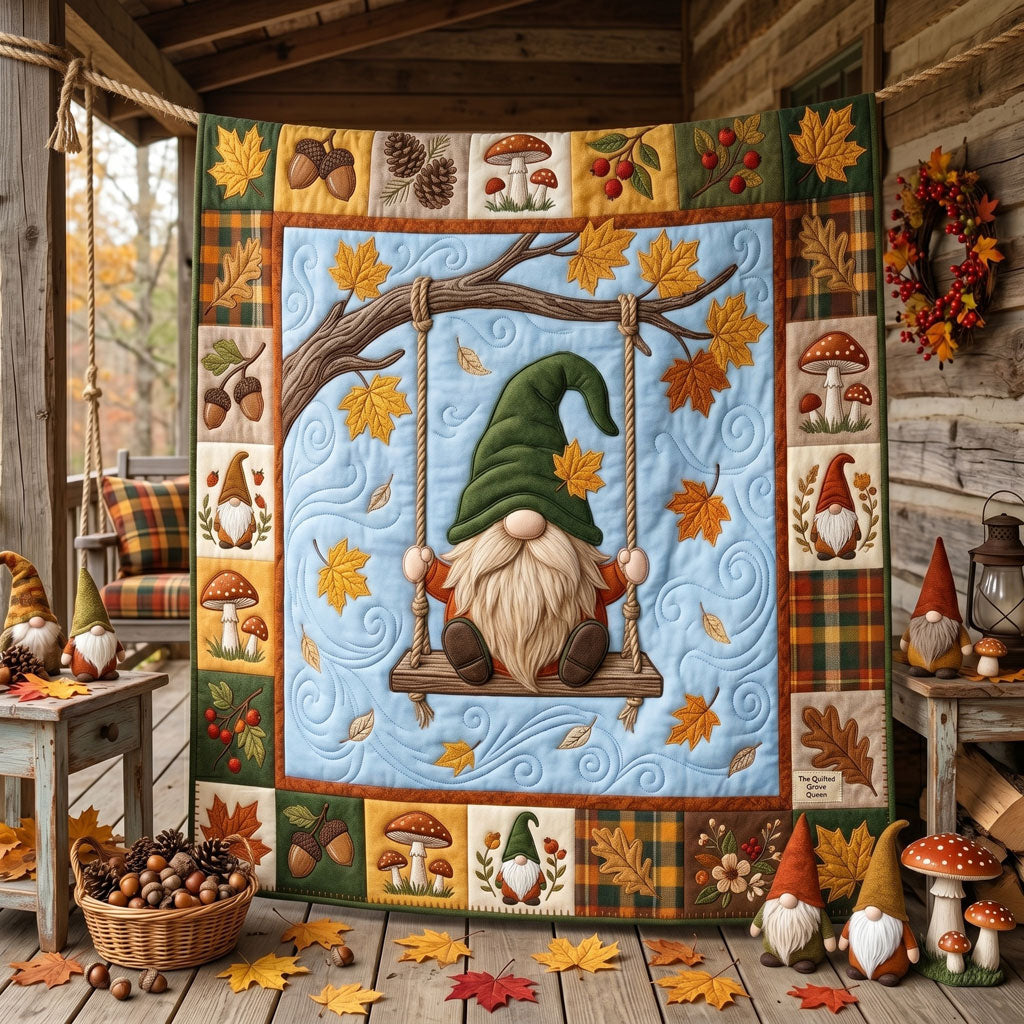 Autumn Gnome Swing WN2006001CL Quilt