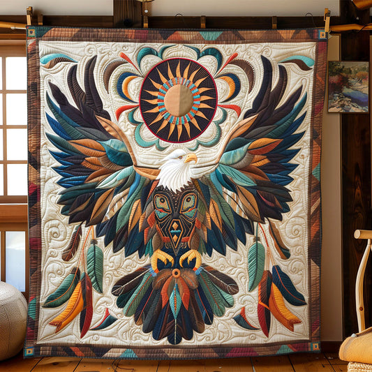 Charming Native Eagle CW0901049CL Quilt
