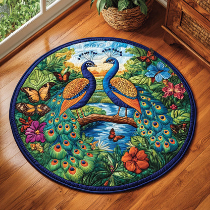 Peacock WJ2105047CL Quilted Round Mat