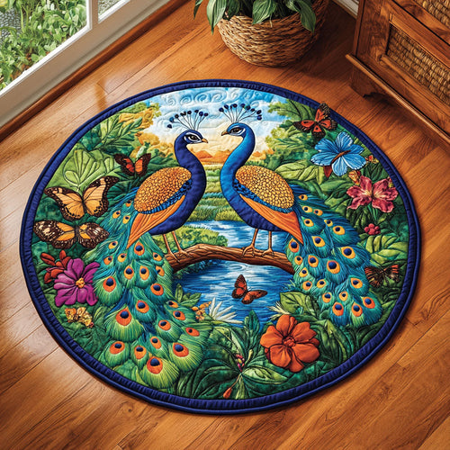 Peacock WJ2105047CL Quilted Round Mat