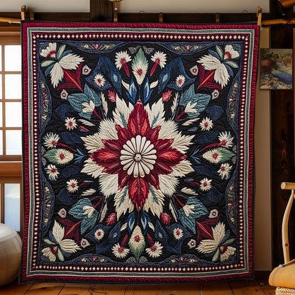 Victory Flower WN0702013CL Quilt