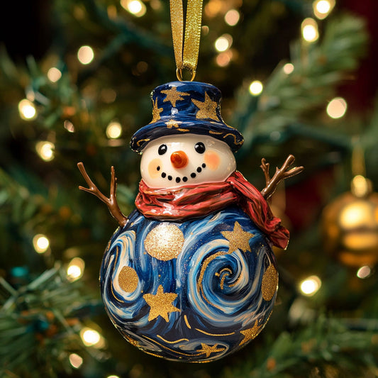 Silent Sky Snowman WN0511080CL Christmas Ornament