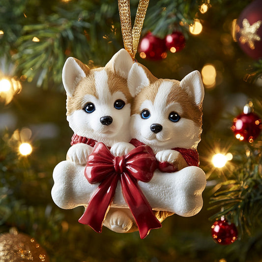 Frosty Pair CP0312135CL Christmas Ornament