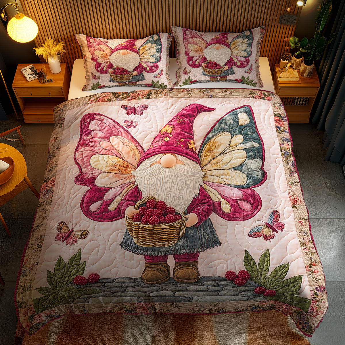 Springtime Gnome WN0801101CL Duvet Cover Set