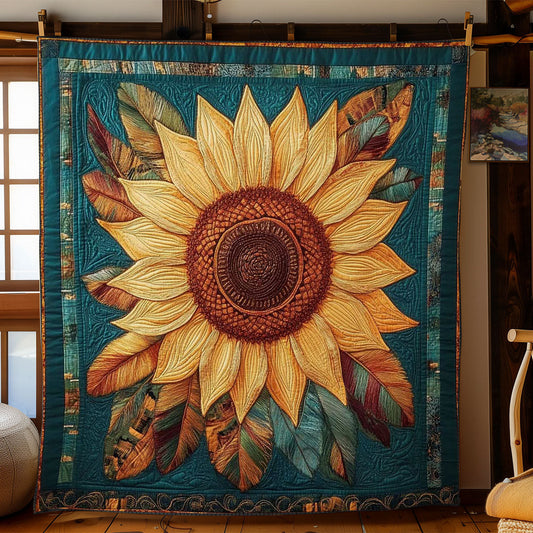 Rustic Sunflower Charm WN1302045CL Quilt