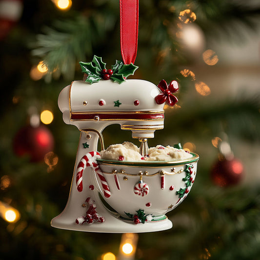 Sweet Noel Flour Mixer Machine WN0411093CL Christmas Ornament