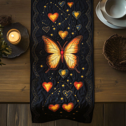 Butterfly Ember CW1401118CL Quilted Table Runner
