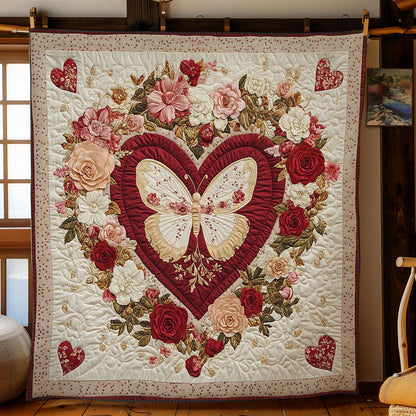 Rose Butterfly WN1102005CL Quilt