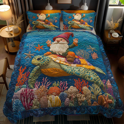 Colorful Turtle Gnome WN0901067CL Duvet Cover Set