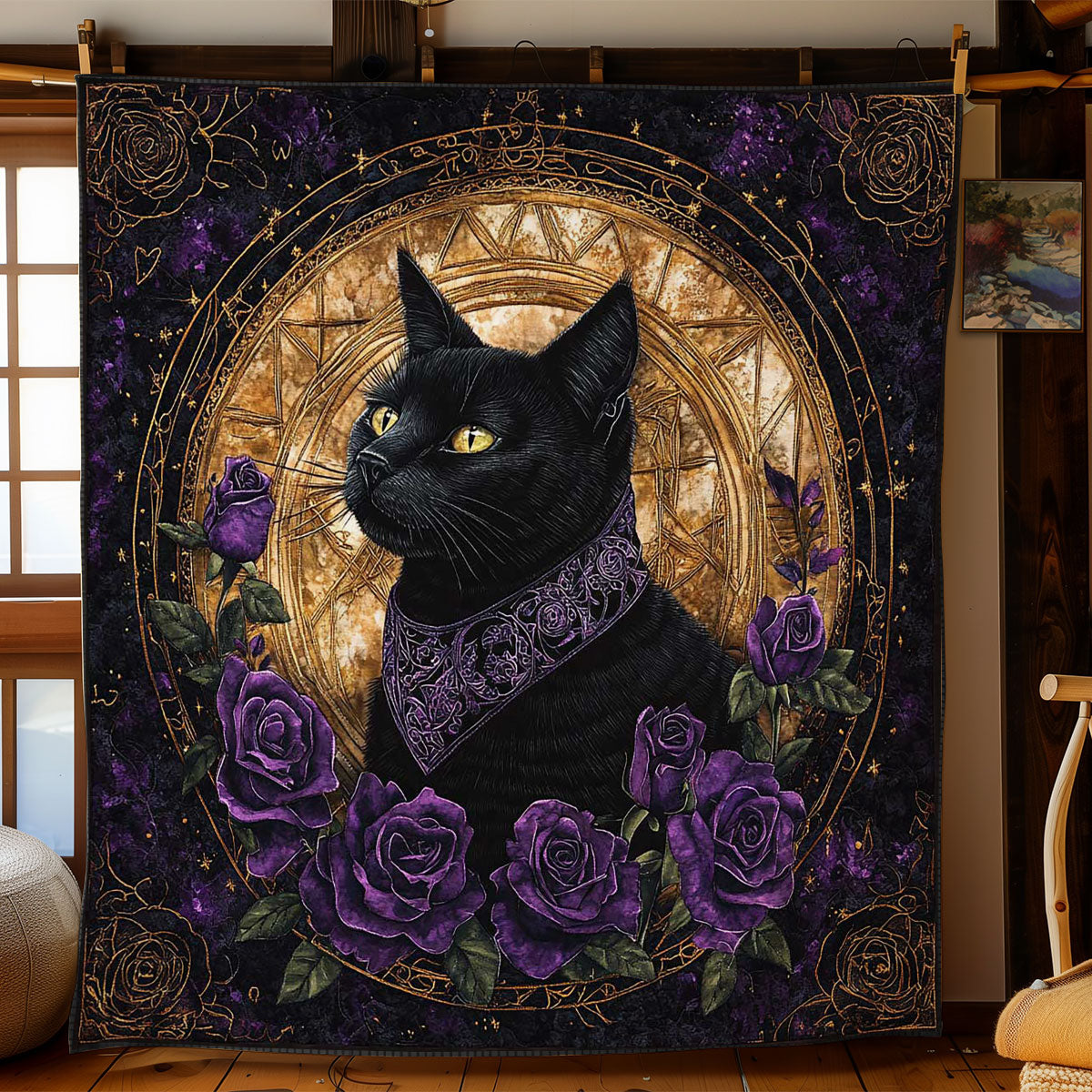 Enchanted Cat WN0803046CL Quilt