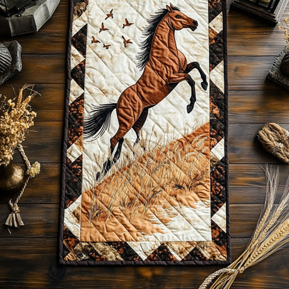 Horse Equine WN1007010CL Quilted Table Runner