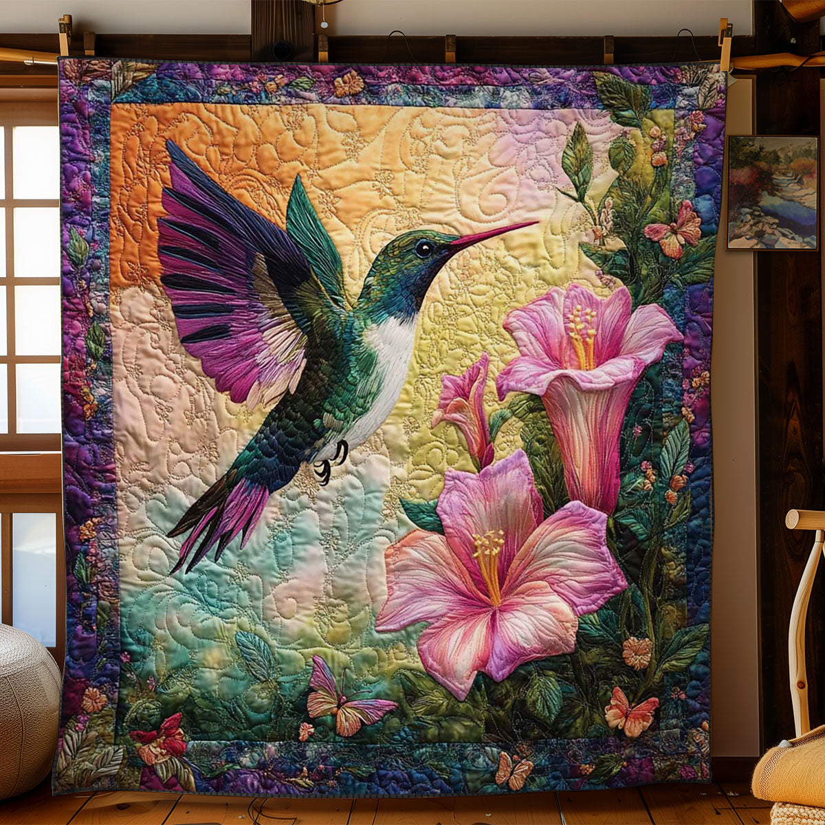 Hummingbird Serenade WN0802042CL Quilt