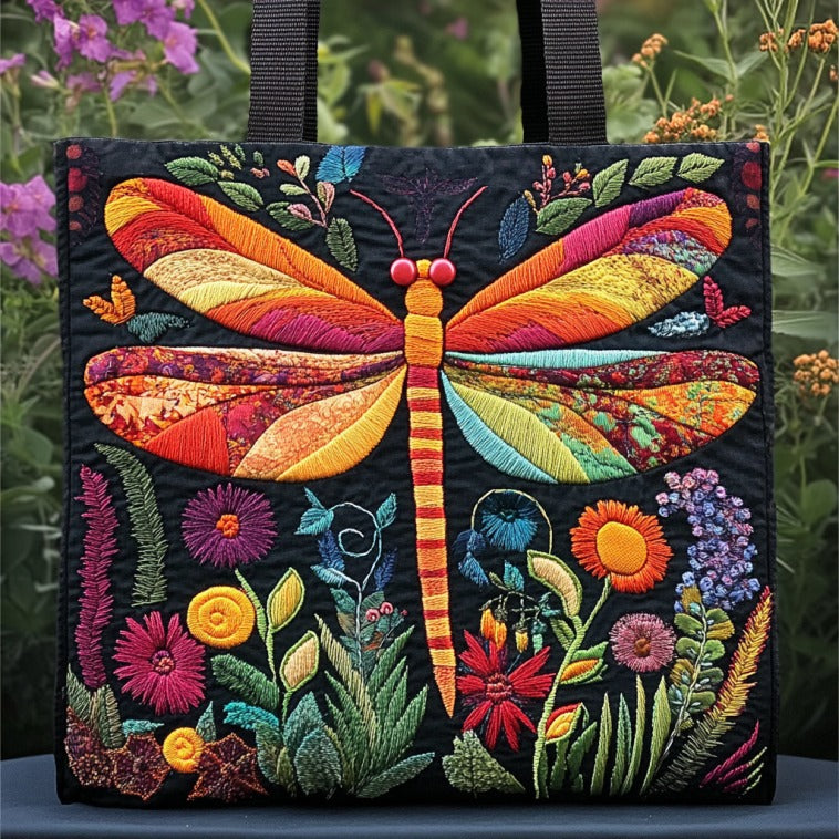 Eternal Flutter XR2210035CL Quilted Tote Bag