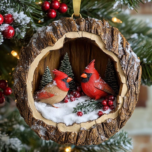 Festive Cardinal CW2010023CL Christmas Ornament